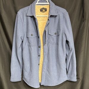 Men's Classic Blue Shirt Jacket
